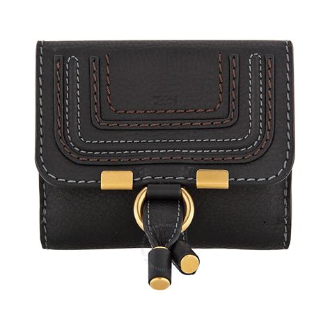 chloe marcie wallet black